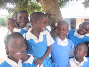 Students at Lifunga Primary School, Kenya