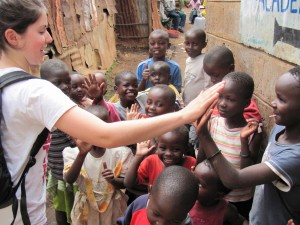 SEED intern Alison outside SJA